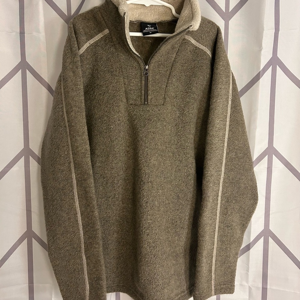 Kuhl Kids' Brown Quarter-Zip Sweatshirt